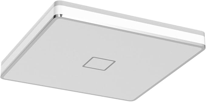 Airand LED Ceiling Light Fixtures Flush Mount 12.8inch 24W Bright White Square LED Ceiling Lamp 5000K, 2050LM Daylight Waterproof Bathroom Ceiling Light for Kitchen Hallway Porch Living Room Bedroom