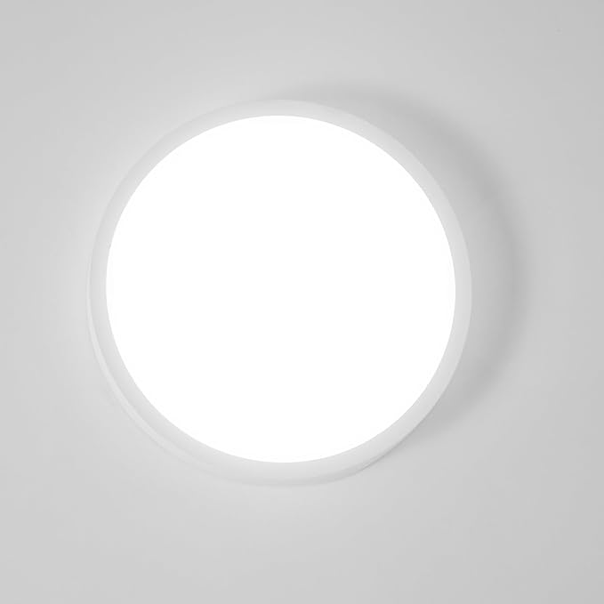 hepside 1PACK Flush Mount LED Ceiling Light Fixture 5CCT 9Inch 18W & 200W Equivalent Closet Light Fixture,Small Round Slim Surface Ceiling Lamp for Hallway,Bathroom,Bedroom,Kitchen,Interior
