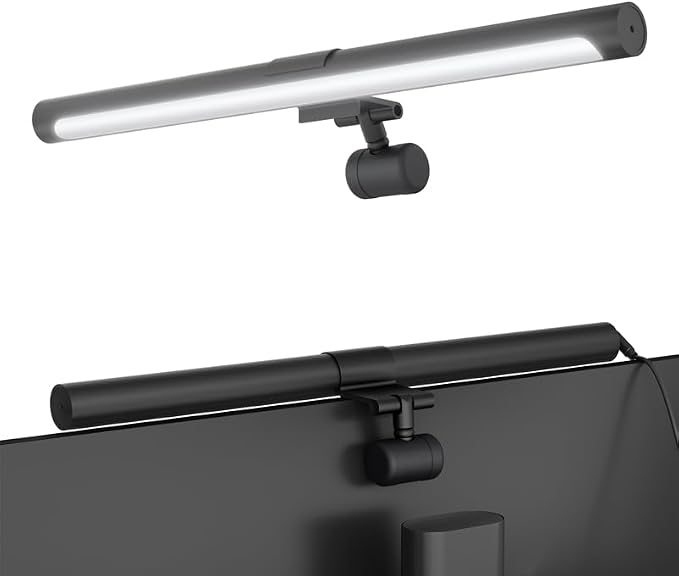 Computer Monitor Light Bar- LED Monitor Light Lamp with 4 Adjustable Brightness/Color Temperature- Eye-Caring USB Computer Lamp Dimmable Screen Light Bar for Work and Office