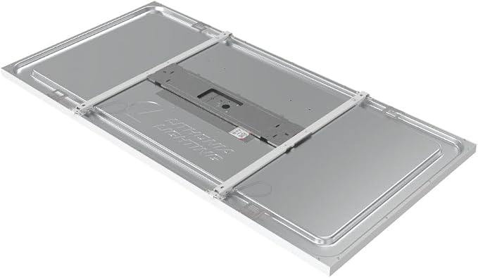 Lithonia Lighting CPANL 2x4 LED Flat Panel Light, 2 ft. by 4 ft. LED Light Panel, Ceiling Lighting Fixture, 3500K/4000K/5000K Switchable CCT, Includes Direct Ceiling Mount Bracket (2-Pack)
