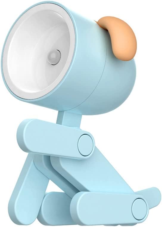 Cute Night Light for Kids, Adorable Mini Led Table Desk Lamp, Decorative Lamp Nightstand, Animal Pet Nightlights, Christmas Decorate Birthday Gifts for Children, Students (1 x Blue Dog)