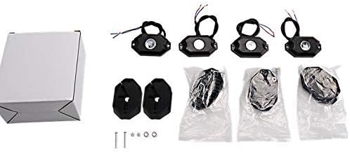8 pc White Heavy Duty Rock Lights Undercarriage, Bed Light,Exterior Interior,Boat,RZR,pods