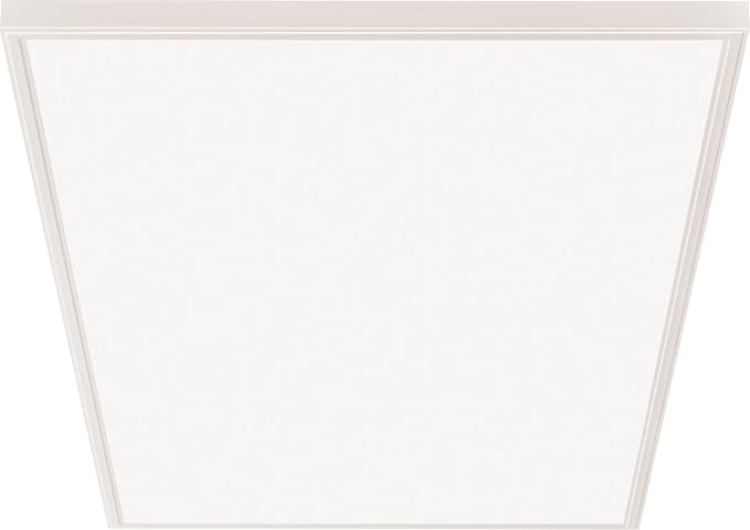 Lithonia Lighting CPANL 2x4 LED Flat Panel Light, 2 ft. by 4 ft. LED Light Panel, Ceiling Lighting Fixture, 3500K/4000K/5000K Switchable CCT, Includes Direct Ceiling Mount Bracket (2-Pack)