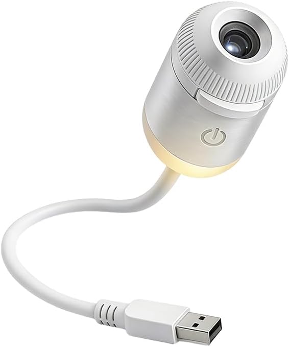 2-in-1 Galaxy Projector Night Light, New USB Star Projector with Adjustable Brightness, Mini Galaxy Light Projector for Bedroom Ceiling Wall Room Decor (24 Projection Films) (12 Projection Films)
