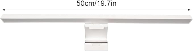 Computer Monitor Lamp, LED Screen Light Bar for Eye Caring, Stepless Dimmable, Touch Control, Office Monitor Light (White)