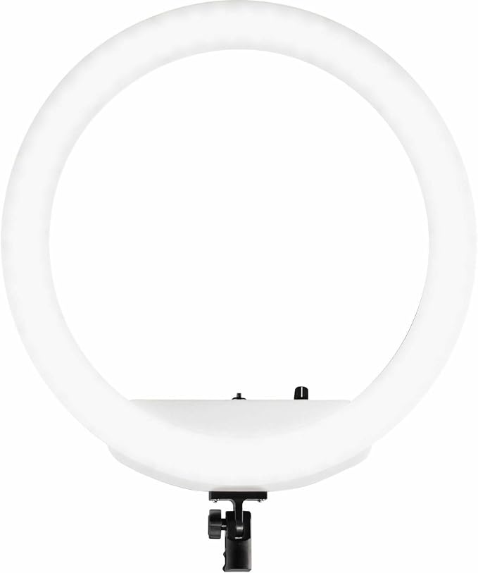 Westcott 18” Bi-Color LED Ring Light Kit with Batteries and Stand Professional Studio Continuous Lighting for Photography, Video Conferencing, Hair & Makeup Salons, Tattoo Studios, YouTube & TikTok | Batteries, Makeup Salons, Tattoo Studios, Video Conf...