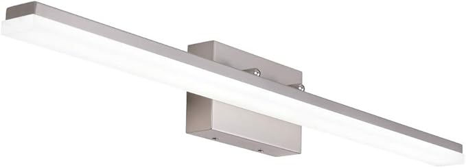 mirrea 36in Modern LED Vanity Light for Bathroom Lighting Dimmable 36w Brushed Nickel (Cold White 5000K)