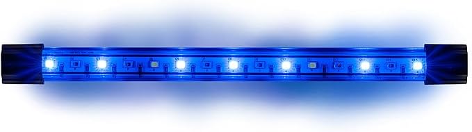 GloFish 8-Inch LED Light Stick for Fish Aquariums Up to 5 Gallons, 1 Count, with White, Blue and Magenta LED Lights