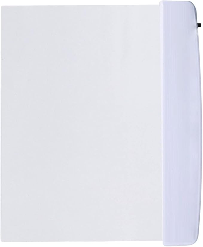 Juesi Flat Book Light Page Book Light for Reading in Bed at Night Clear LED Book Full Page Light Illuminator Panel Plate Lamp Board Wireless (White)