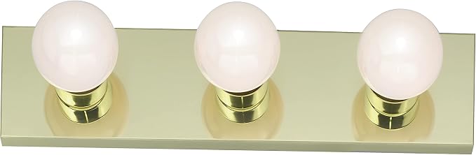 Nuvo Lighting SF77/188 Transitional Three Light Vanity in Brass-Polished/Cast finish