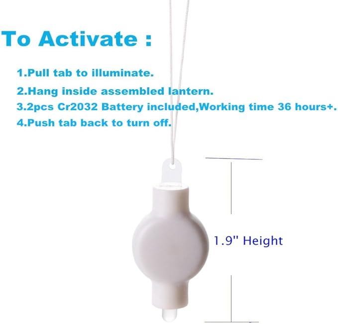 LOGUIDE Small LED Lights, 24 Pack, Battery Powered for Paper Lanterns,Balloons,Floral,Weddings & Festival Decorations (Warm White)