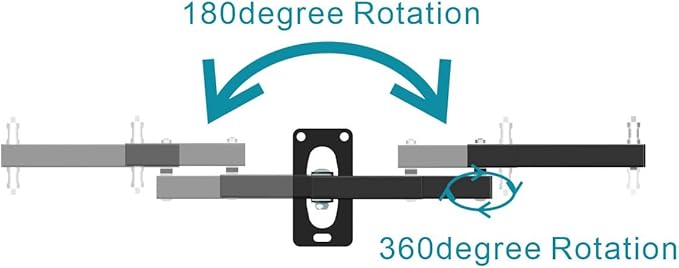 Photographic Wall Mounting Boom Arm Stand: Fold Extend Adjustable 12in Long Bracket,Heavy Duty Wall Mount,Multi Angle,for Photography Strobe Light Monolight,Softbox,Ring Light,Live Broadcast