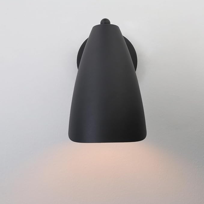 Modern Wall Sconce with Dimmer Switch, Brass Metal Wall Lamp Lighting, Adjustable Light Angle, E26 Bulb Base Reading Lighting for Wall Painting Bedroom Hallway Living Room Dining Room
