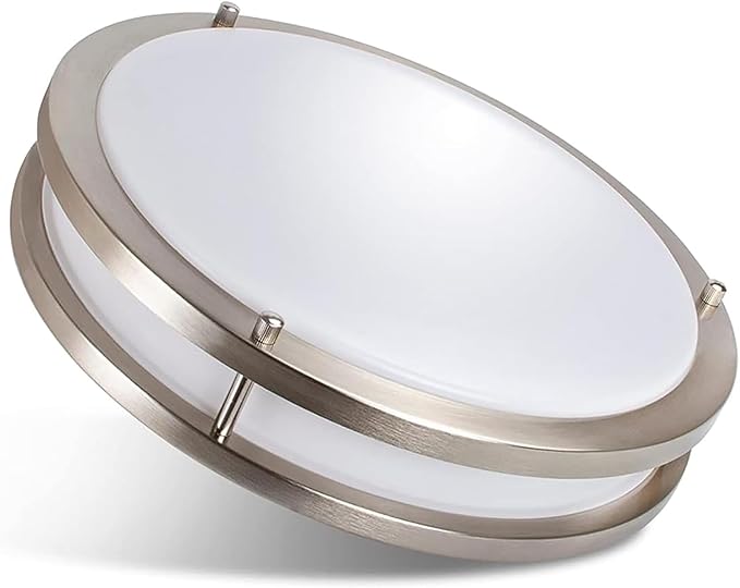 27W Dimmable LED Flush Mount Ceiling Light Fixture, Ceiling Lights for kitchen, Bedroom, Bathroom, 3000K/4000K/5000K Adjustbale, Super Bright 27000LM