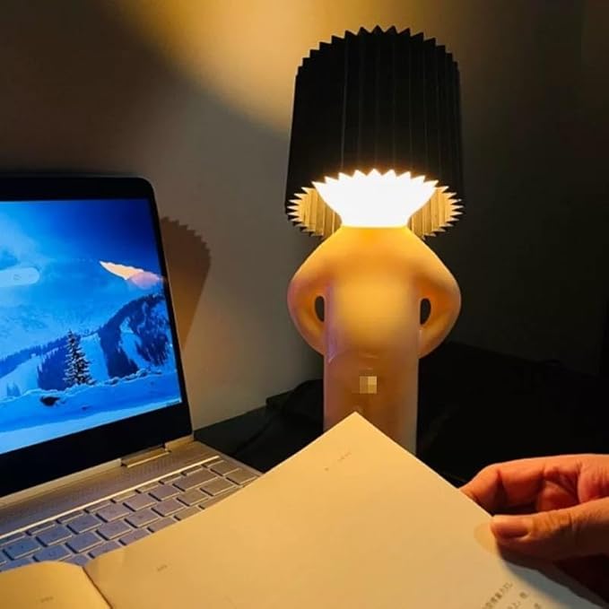 Bedside Night Light, Shy Man lamp，Birthday Christmas Gifts for Men Women Boyfriend Girlfriend, Anniversary Funny Gag Gifts, White Elephant Gifts for Adults,White Elephant Gifts for Adults