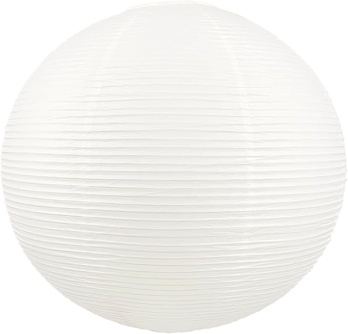 Large 23inch White Round Paper Lamp shade,Chinese Lanterns,Pendent Paper Lantern,Interior Decoration