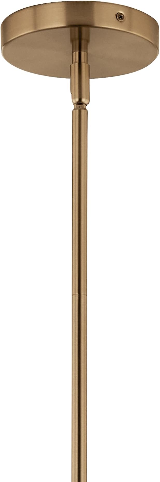 Kichler Silvarious 3-Light Convertible Pendant, Soft Modern Light with Clear Crackled Glass in Polished Nickel, for Hallway, Dining Nook, Bedroom or Kitchen (9.5" x 16.5"), 52700CPZ