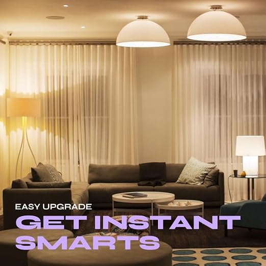 LIFX Smart Dimmer Switch - Wi-Fi 2.4GHz Matter Certified, 3-Way - 4-Button | Voice Control Alexa, Siri, Google, Scheduling, Single-Pole, Neutral Wire Required, works with smart & standard dimmable bulbs