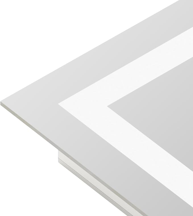 36x30 Inch LED Bathroom Mirror with Lights, Backlit & Front Lit | Anti-fog, 3 Color Dimmable, Memory Function, HD Reflection Tempered Glass, ETL Listed, IP54 Waterproof
