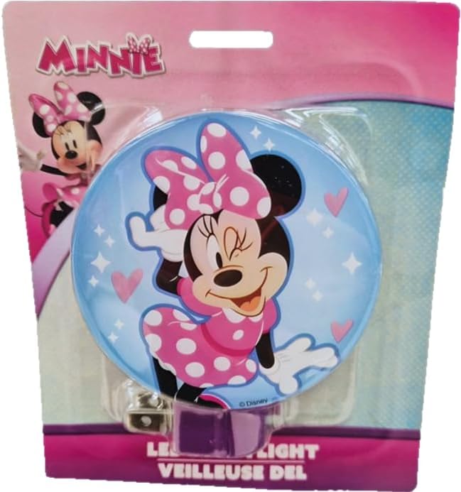 Disney Junior Minnie Mouse LED Night Light, Pink