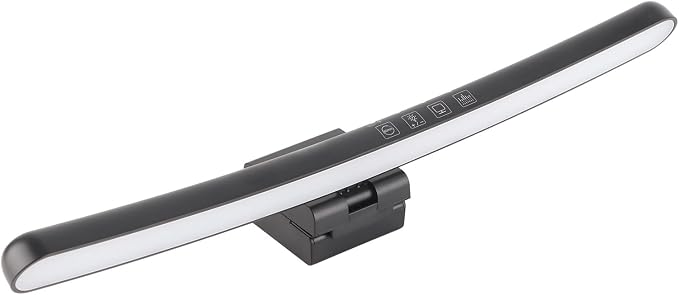 Computer Monitor Lamp with 7 Color RGB Light, cured monitor light Curved Screen Monitor Light Bar Type C, led monitor light with 7 Color RGB Light, Curved Screen Monitor Light Bar Type C for Reading