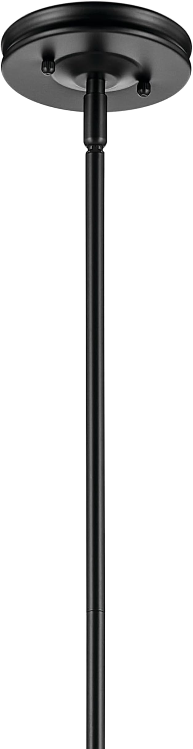 Kichler Laria Pendant Light, Opal Glass, Black | Updated traditional pendant light for kitchen islands and dining rooms (19.75" x 16"), 52775BK
