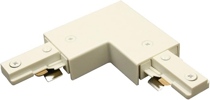 WAC Lighting L Track 120V Left L-Connector to Join Two Tracks 90 Degree Left Turn for L Style 2-Wire Track Systems in Brushed Nickel