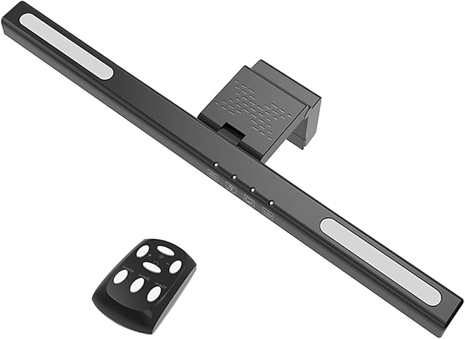 PC Screen Lamp with Remote Control, Adjustable Screen Light Automatic Dimming, LED USB Computer Lamp 15.7 in Monitor Light Bar Lighting for Office Gaming