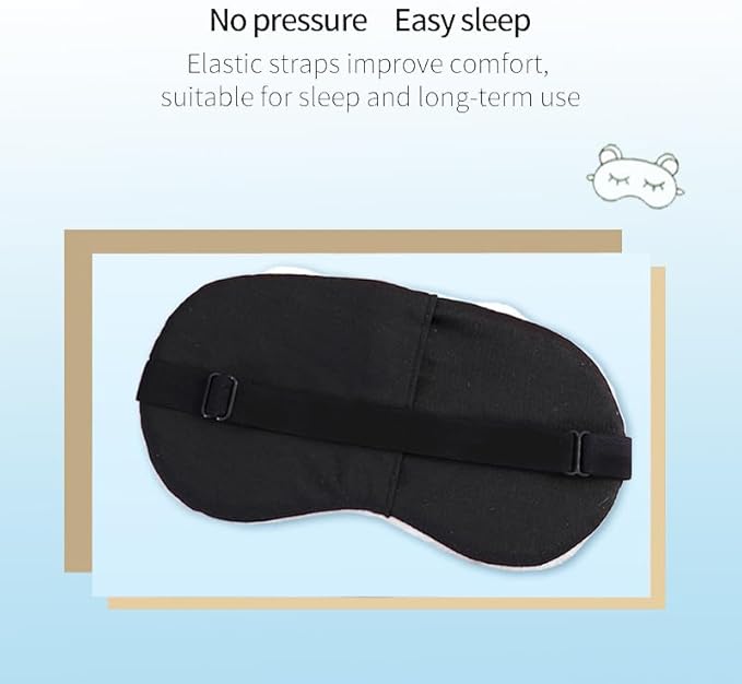 PERFECTSIGHT Cute Sleep Eye Masks (Grey Cat)