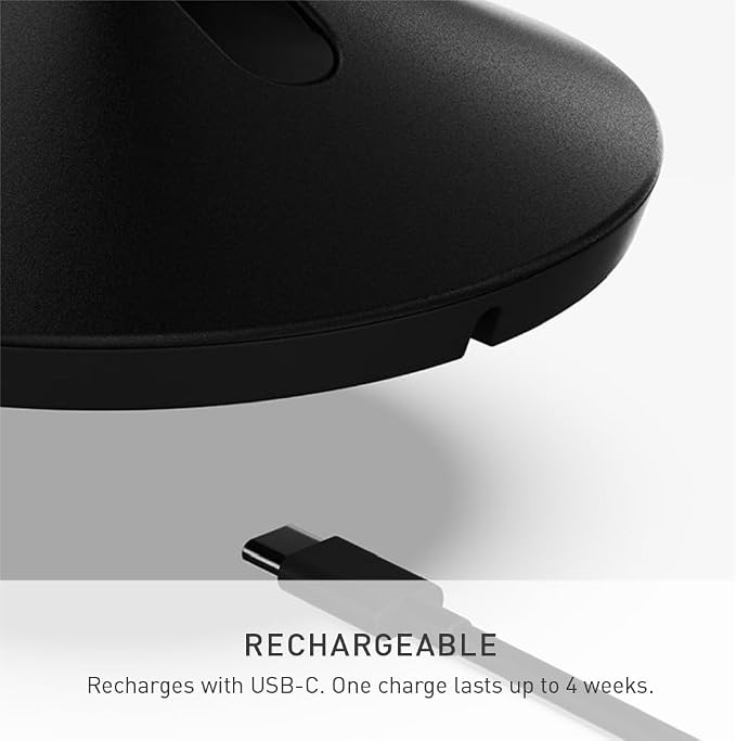simplehuman Sensor Mirror Fold, 5'' with 10X Magnification, Round Rechargeable Travel Makeup Mirror, Tru-Lux® Full-Spectrum Light, Adjustable Brightness & Height, Matte Black Steel