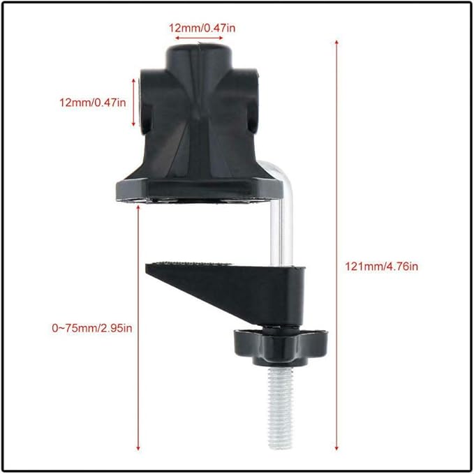 1 Pcs Desk Lamp Mount Stand Table Mounting Clamp Swing Arm Drafting Light Clamp Holder Bracket Clip