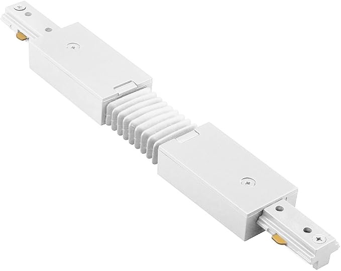 WAC Lighting LFLX-WT L Track Flexible Track Connector, White