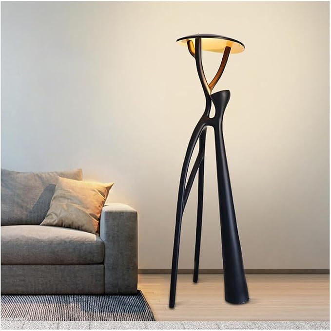 Standing Lamps Hotel Lobby Floor Lamp Exhibition Hall, Shopping Mall, Villa Living Room, Resin Resilient Tree Branch Sculpture (Excluding Light Source) Decorate(Large)