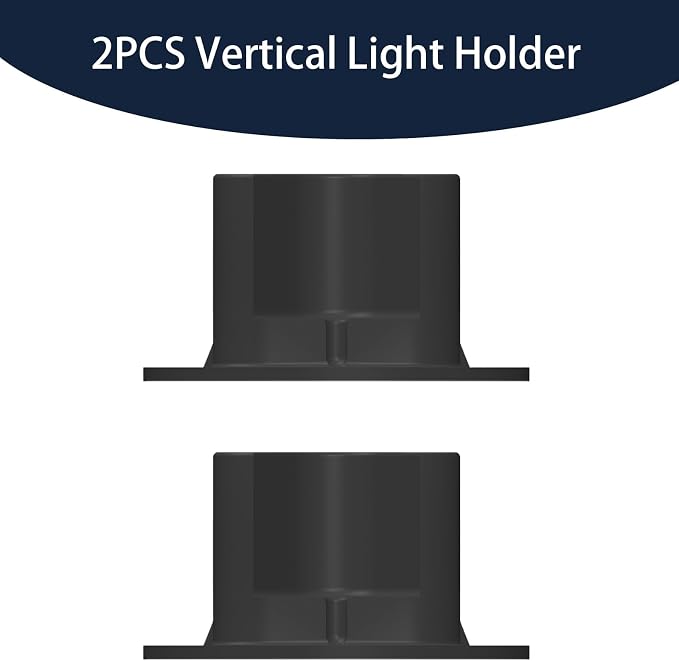2PCS Vertical Light Holder Fit for Govee H6056 LED Light Bars & Base Bracket Kit for Monitor/TV Back (Light Bars Not Included)