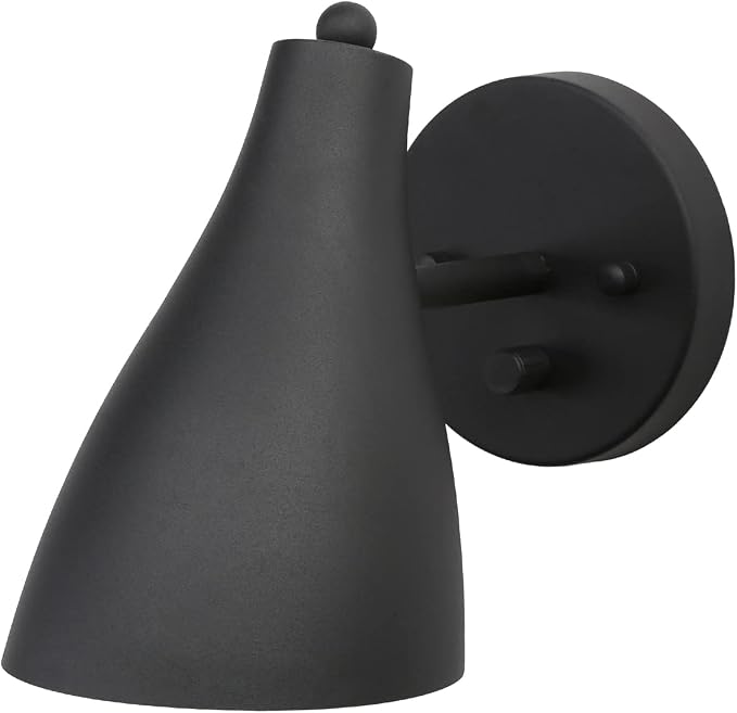 Set of 2 Adjustable Wall Sconce with Dimmer Switch | Vintage Wall Vanity Lighting, Hardwired Metal Wall Light Lamp for Bedside Living Room Kitchen Sink Farmhouse
