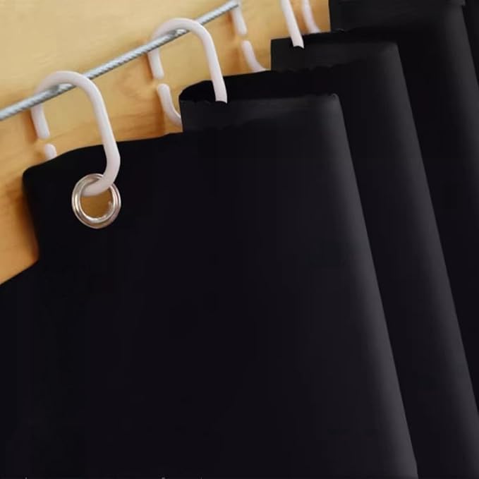 Gxi Black Blackout Bottom Bunk Bed Curtain | Privacy Canopy Single Bed Shading Decor Loft Under Dormitory Bed Curtain,1PC