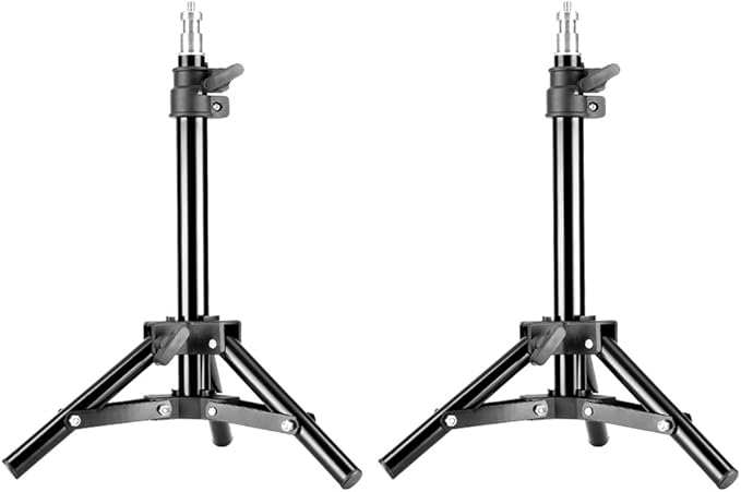 Neewer® Mini Set of Two Aluminum Photography Back Light Stands with 32"/80cm Max Height for Relfectors, Softboxes, Lights, Umbrellas, Backgrounds