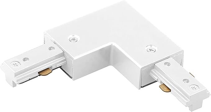 WAC Lighting, H Track Left L Connector in White