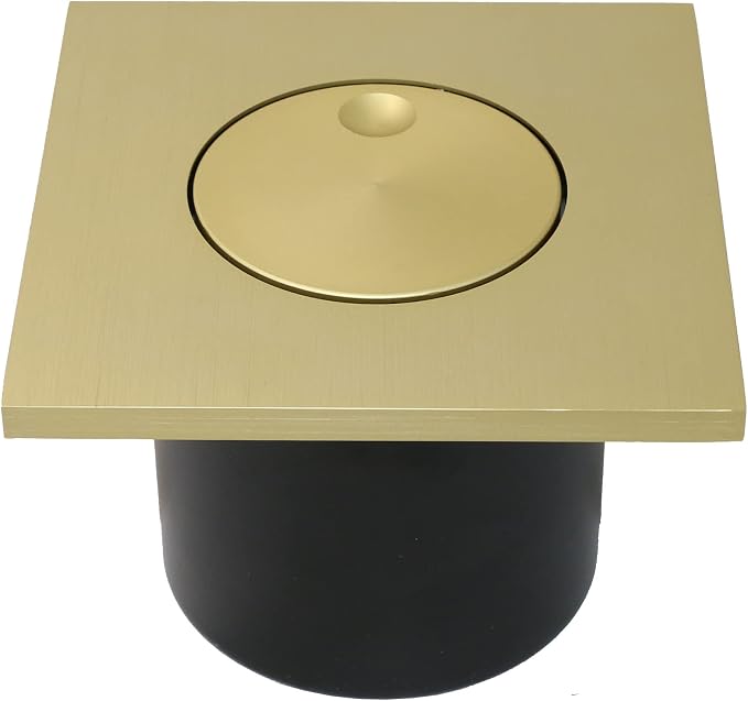 3W LED Wall Recessed Step Stair Lighting Bedside Reading Light Fixture Hidden On/Off Switch Adjustable Warm White Yellow Square