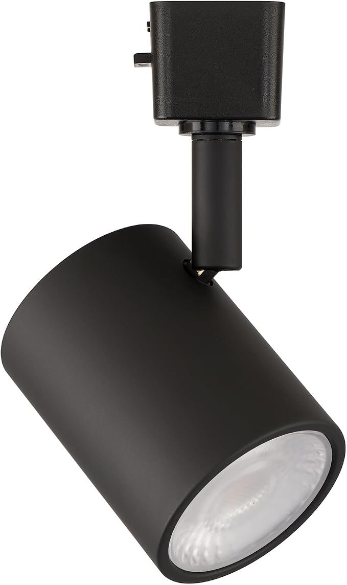 WAC Lighting Charge 8010 LED Adjustable Track Head 5-CCT Selectable 9W 865 Lumens Fully Dimmable in Black for L-Style 2 Wire Track