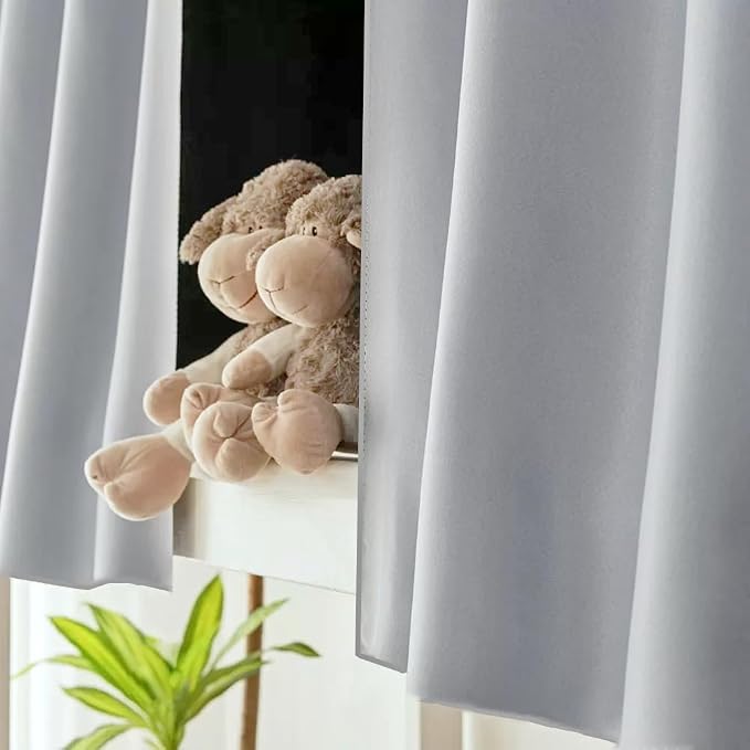 Gxi Grey Blackout Bottom Bunk Bed Curtain Single Bed Shading Decor | Privacy Canopy Loft Under Dormitory Bed Curtain, 1PC