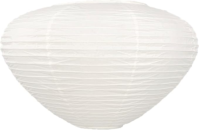 Mushroom Paper Lampshade（17inch）, White Folding Lamp,Interior Trim Lantern,Paper Ceiling Lamp Shade