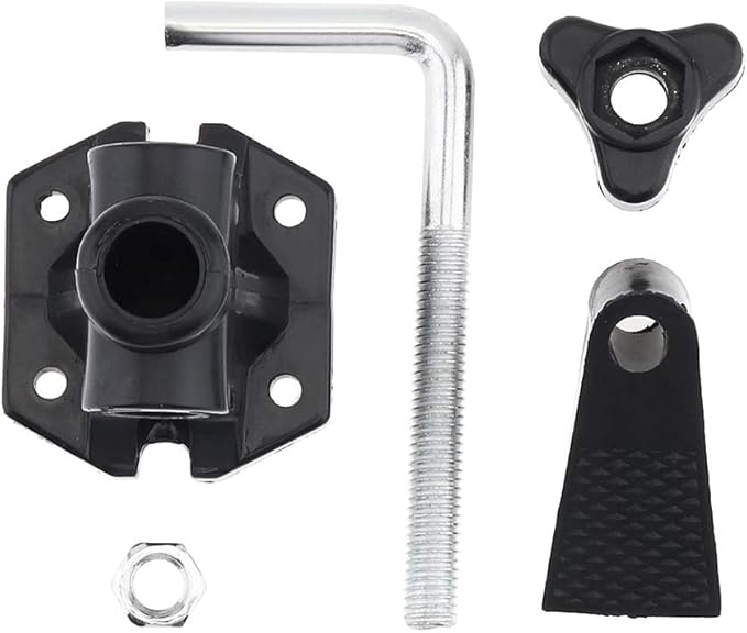 1Pc Black Bracket Clamp Accessories Holder Fit for Mic Clamps Fixed Metal Desk Lamp Clip Fittings Screw Camera Flash Mount Clamp Bracket Monitor Magic Socket Arm Clamp Desk Lamps