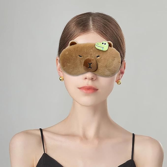 PERFECTSIGHT Cute Sleep Eye Masks (Capybara)