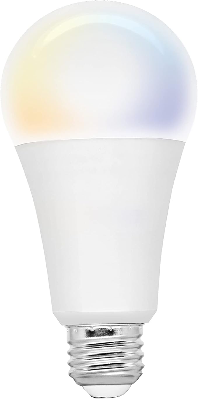 Sylvania WiFi LED Smart A21 Light Bulb, 14.5W Efficient, Tunable White, 2700K - 6500K, for Alexa/Google Assistant/Siri Shortcuts, Energy Star, Frosted - 1 Pack (75805)
