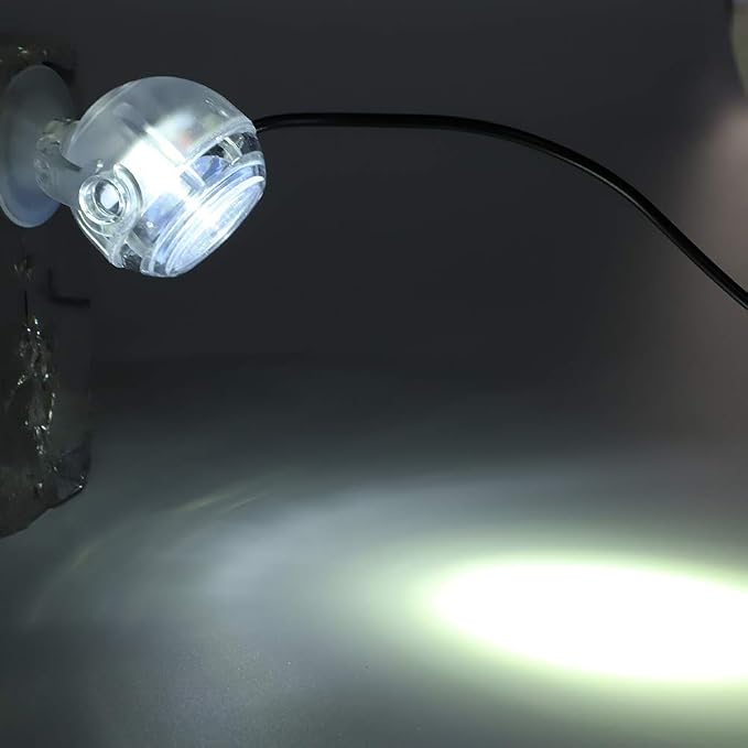 GLOGLOW Submersible LED Aquarium Light, Gradient, Suction Cup Night Light