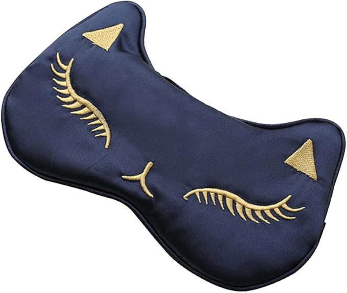 PERFECTSIGHT Cute Sleep Eye Masks (Cat-Yellow)