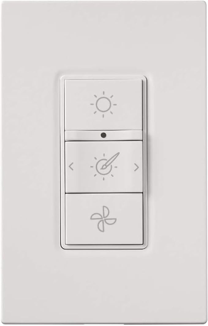 Broan-NuTone AER110RGBL ChromaComfort 110 CFM Ventilation Fan with 24 Color Selectable LED, 1.5 Sones, ENERGY STAR Certified, White