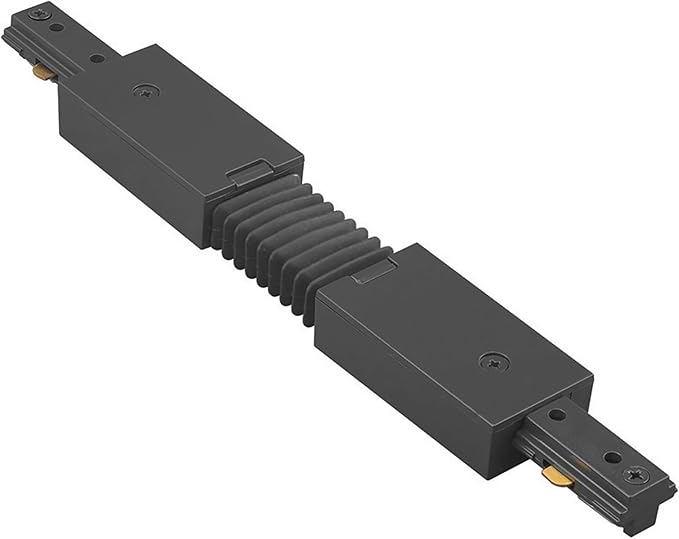 WAC Lighting HFLX-BK H Track Flexible Track Connector, Black