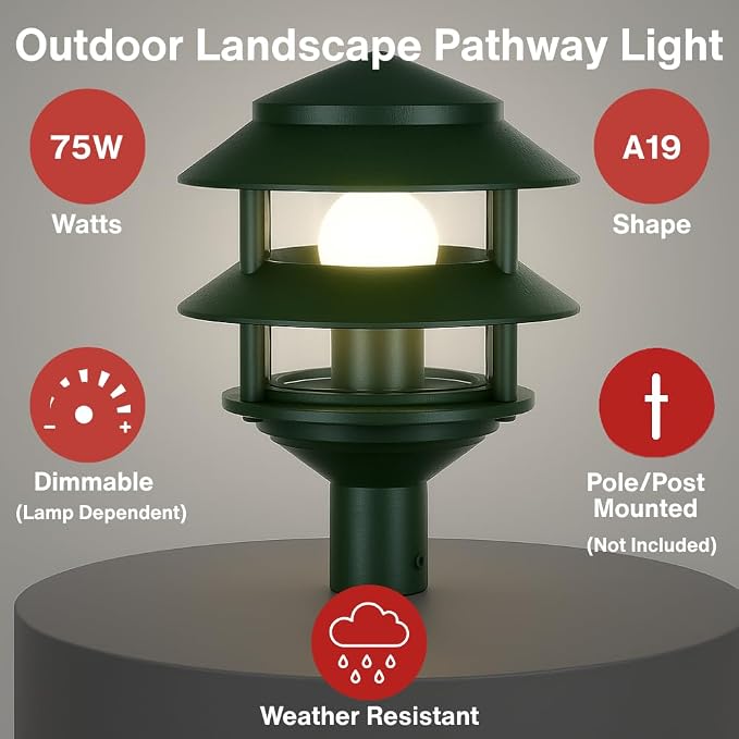 Nuvo Lighting SF77/323 Transitional One Light Landscape in Bronze/Dark finish